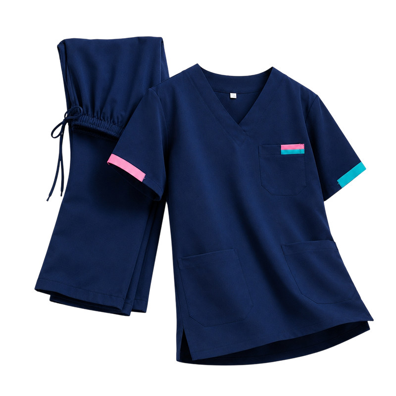 手术室手术衣牙科口腔宠物医生工作服美容整形隔离服洗手衣短袖女