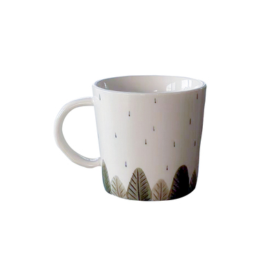 手绘小树杯清爽可爱日常实用