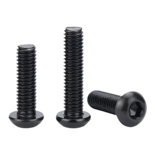 黑色304不锈钢平头倒边内六角螺丝斜边扁平圆头家具螺栓夹板子钉