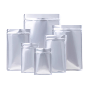 铝箔自封袋茶叶食品包装袋猫狗粮锡箔纸纯铝密封袋避光袋定制印刷