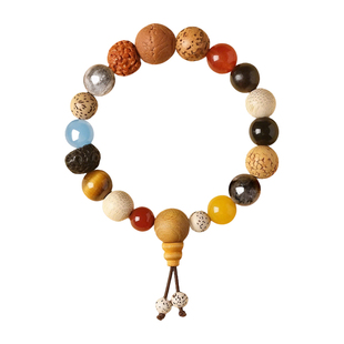 九华山十八籽手串正品多宝菩提18籽手链男女款文玩佛珠平安转运