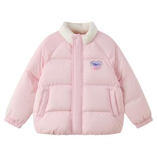 PawinPaw卡通小熊童装25年秋冬新款男女童防风立领柔软保暖羽绒服