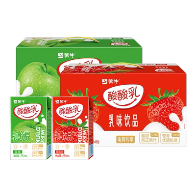 蒙牛酸酸乳草莓味乳味饮料