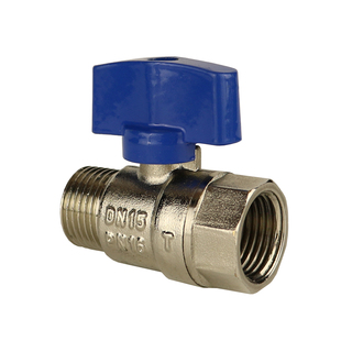 全铜阀门铜球阀 4分 1/2 DN15内外丝阀门 全铜丝扣阀门 蝶柄球阀