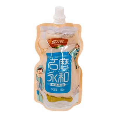 爱心牛石磨永和豆奶饮料袋装250g