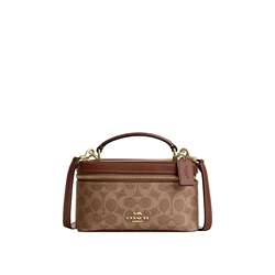 COACH/蔻驰官方 奥莱款RAINER女士单肩斜挎手提包盒子包CEO23