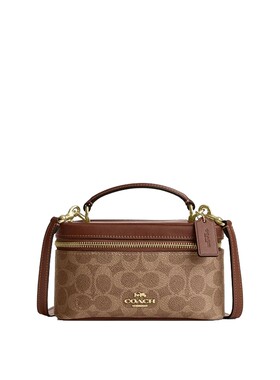 COACH/蔻驰官方 奥莱款RAINER女士单肩斜挎手提包盒子包CEO23