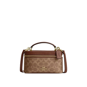 COACH/蔻驰官方 奥莱款RAINER女士单肩斜挎手提包盒子包CEO23