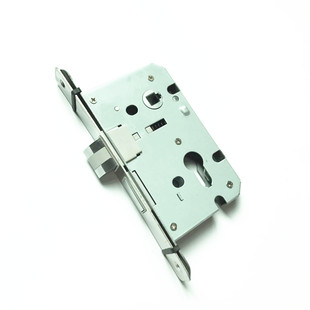 304不锈钢欧标防火门锁消防分体锁室内门锁医院通用锁芯180mm全套