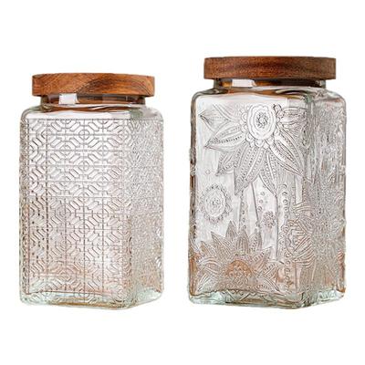 大容量密封罐茶叶果干收纳玻璃瓶