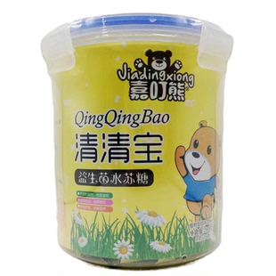 嘉叮熊清清宝益生菌水苏糖钙铁锌儿童青少年清清宝蜂蜜益生菌