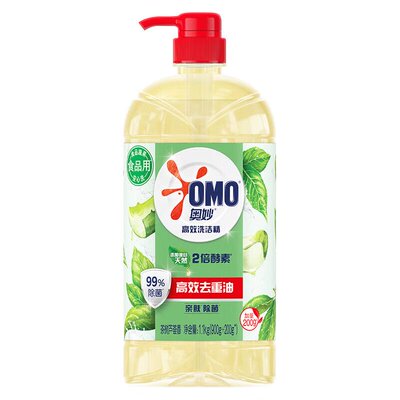 奥妙果蔬净洗洁精去油实惠装