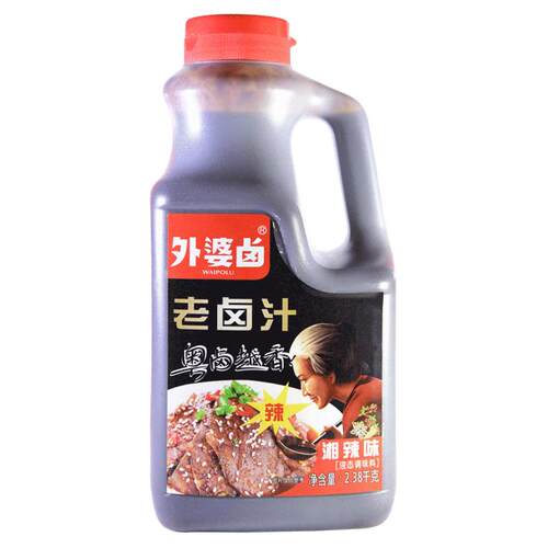 外婆卤香辣味老卤汁2.3KG商用卤水汁 卤鸭脖鸭翅卤味热销卤肉香料