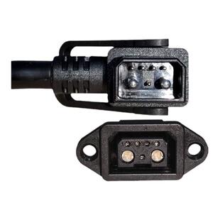 九号48V电动车锂电池2+4+1放电连接线插头插座带信号线延长线纯铜