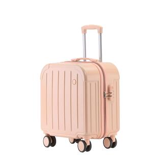普娜米行李箱女18寸拉杆箱轻便登机箱轻音轮儿童密码旅行箱