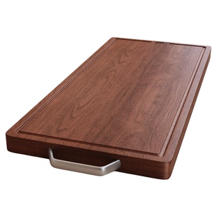 佳帮手加厚菜板双面切菜板防霉抗菌家用案板食品级乌檀木实木砧板