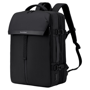 车轮不息大容量双肩包男士商务出差旅行包多功能防泼水17寸电脑包