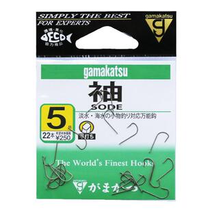 伽玛卡兹袖钩gamakatsu伽马鱼钩袖茶有倒刺12014原装进口鲫鱼钩