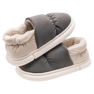 超大码防水棉拖鞋男款冬2025新款48室内家居46防滑47保暖棉鞋外穿