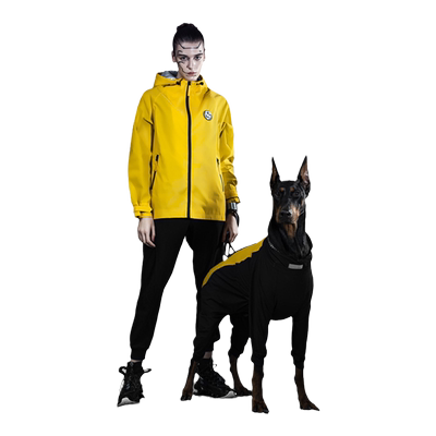 PEBOT探索者亲子冲锋衣遛狗