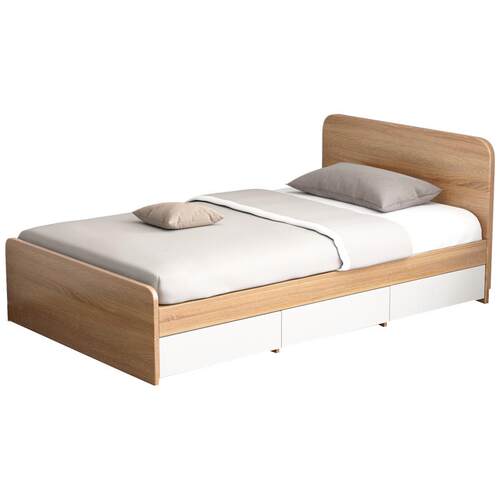 单人床小户型1.2米1.5米家用现代简约经济储物儿童床榻榻米床矮床