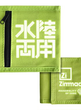 漫能机动战士高达GUNDAM帆布钱包卡包三折钱包动漫周边二次元