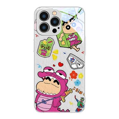 苹果15pro玻璃可爱卡通手机壳