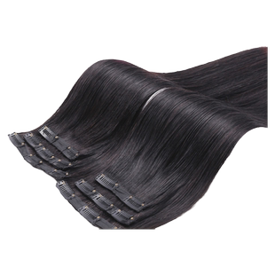 u型半头套假发片隐形一片式加厚接头发女无痕接发片真发可染烫