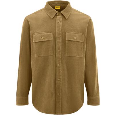 CAT卡特秋冬男士户外休闲经典两贴袋灯芯绒衬衫外套商场同款