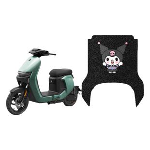 适用于九号mzmix延长踏板脚垫电动车配件电瓶丝圈防水脚踏垫9垫子