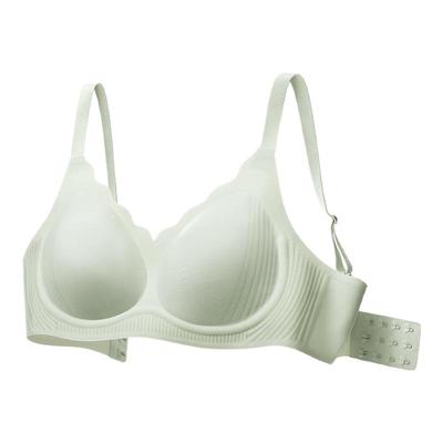 【小荷包】遐大胸显小1mm凉感无钢圈无痕文胸罩隐形粉底液内衣女