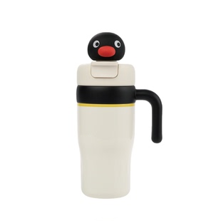 tbh野兽派家居Pingu系列吸管造型保温杯运动水壶水杯不锈钢保冷杯