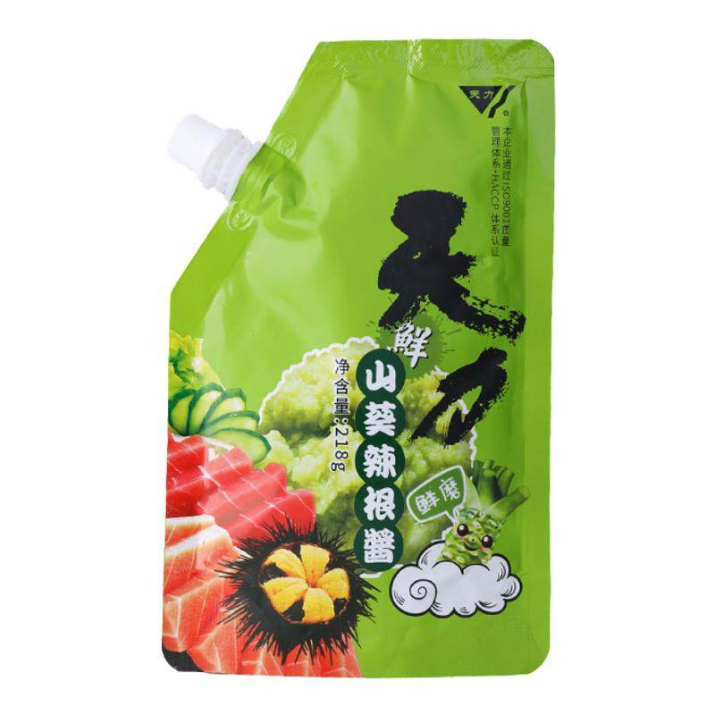 天力山葵酱鲜辣根酱218g