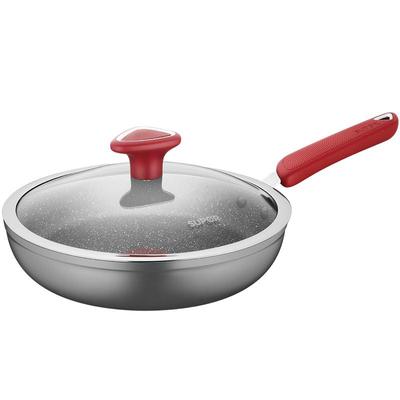 苏泊尔麦饭石煎饼燃气通用不粘锅