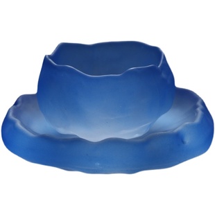 初恋粉色系 国潮风小茶杯酒杯琉璃杯 冰冻烧水晶清酒杯李子柒推荐