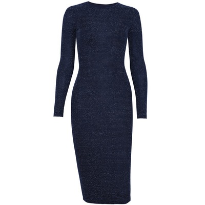 弯腰即透裙连衣裙透视夜店