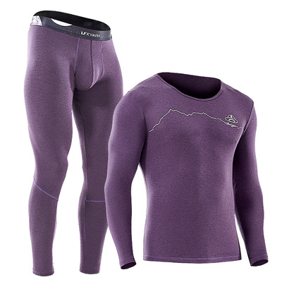 52025轻量暖美利奴羊毛保暖套装