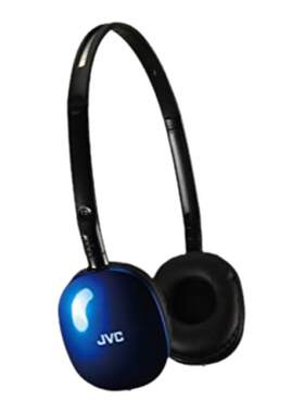 【日本直邮】JVC杰伟世普通有线耳机HA-S160-AA密封耳机折叠蓝色