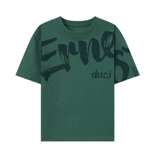 多多家男童短袖T恤凉感2026夏装新款夏季儿童纯棉男孩打底上衣潮