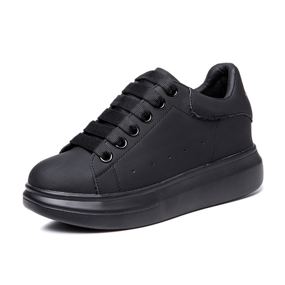 诺兰特小黑鞋韩版休闲内增高厚底