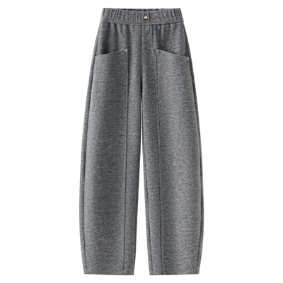 小个子显瘦加绒弯刀裤女2025新款