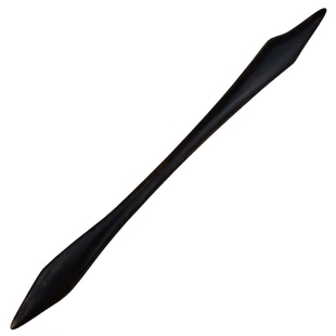 唐三把黑檀木峨眉刺发簪古风配饰汉服头饰两头发饰长短发盘发簪子