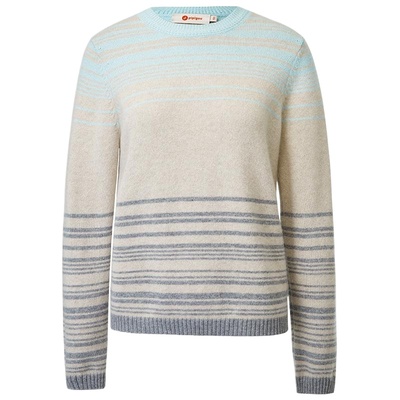 羊绒衫圆领简约撞色渐变条纹