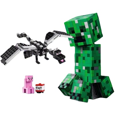 2025我的世界系列21276苦力怕积木男孩子益智拼装儿童玩具礼物