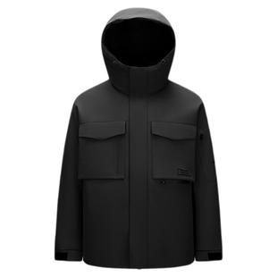 鹅绒森马中国国家地理系列羽绒服男冬90绒子防雨防风发热外套户外