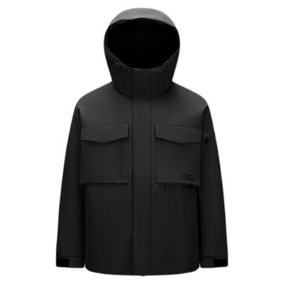 森马鹅绒服防雨防风发热羽绒服男