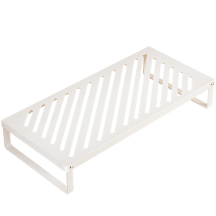 电脑支架笔记本增高支撑架烧烤架家用散热底座桌面悬空托架显示器增高放置台办公桌宿舍游戏本加高铁艺平放架