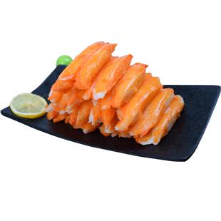 力二味进口泰国蟹柳松叶蟹腿肉纪文蟹柳蟹肉棒500g寿司火锅蟹足棒