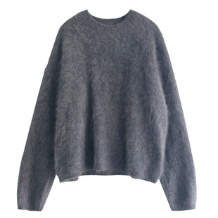 徐大脸吖定制 6羊绒94羊毛针织秋冬温暖氛围感长毛软糯毛衣女