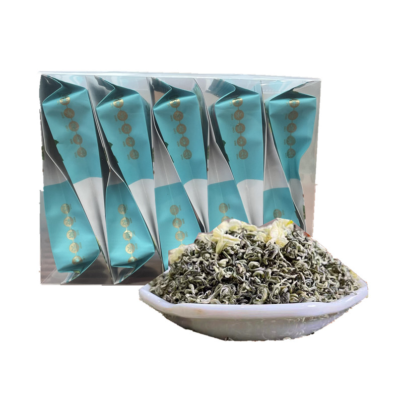 茉莉花茶飘雪绿茶特级川派古法花茶独立小包装浓香冷泡茶叶小罐装